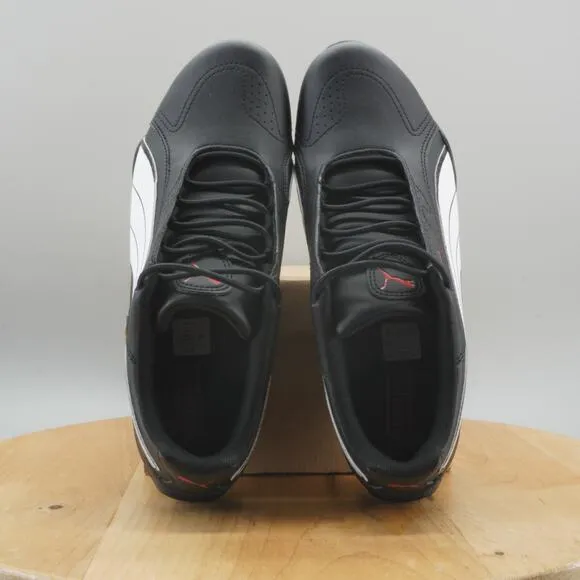 Puma Redon Bungee Mens Size 8.5 Shoes Black White Driving Athletic Sneakers NEW