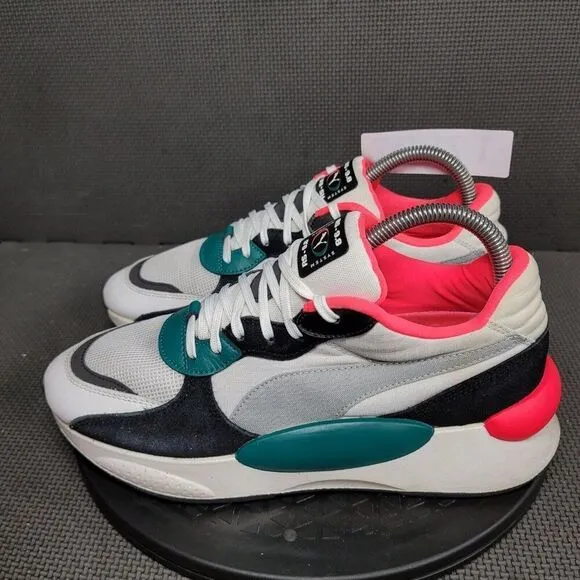 Puma RS 9.8 Space Shoes Womens Sz 9 White Athletic Trainers Sneakers
