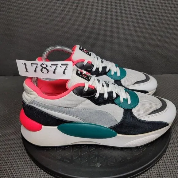 Puma RS 9.8 Space Shoes Womens Sz 9 White Athletic Trainers Sneakers