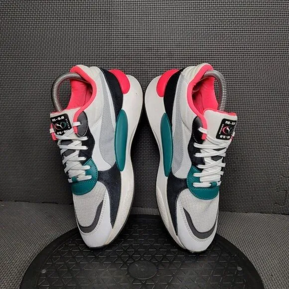 Puma RS 9.8 Space Shoes Womens Sz 9 White Athletic Trainers Sneakers