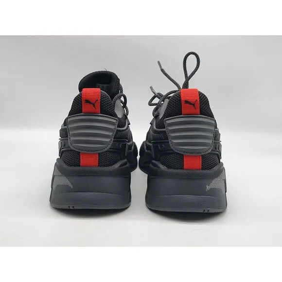 Puma RsX Batman Jr Boys Black Sneakers Shoes 38308301 Size 7C