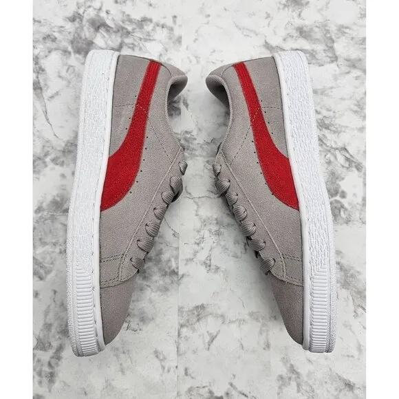 Puma Suede Drizzle High Risk Red Junior's Shoes Size 5.5