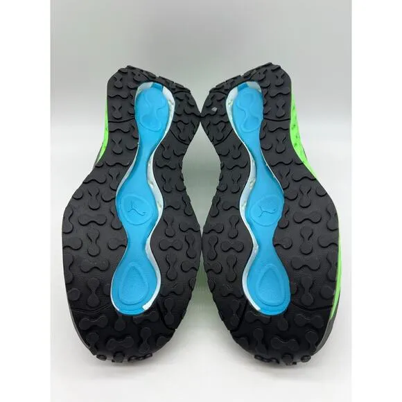 Puma Xetic Sculpt Beyond Running Shoes Black Green 387658-02 Mens Size 11