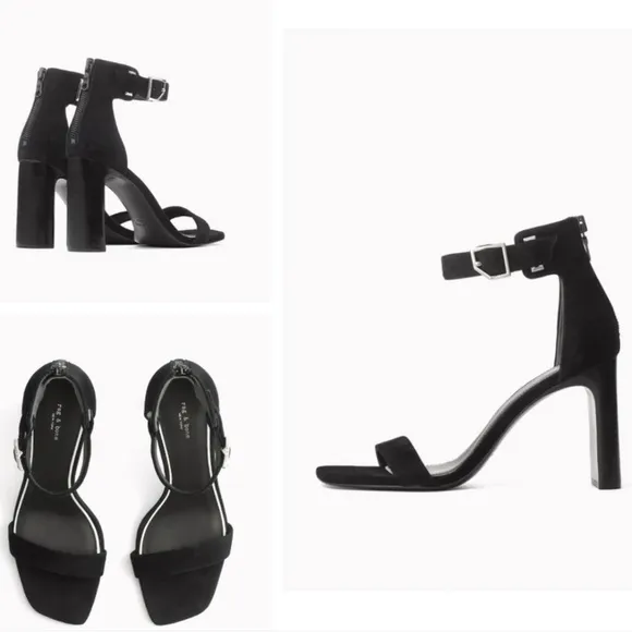 RAG &amp; BONE | Ellis Sandal in Black Suede