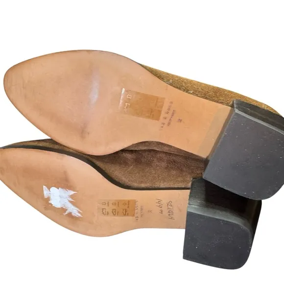 Rag &amp; Bones ICON Rover Chelsea Boots Almond Toe Leather Suede Shoes Size 38 US 8