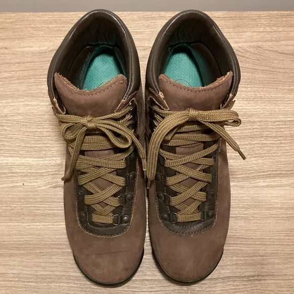 Raichle of Switzerland hiking boots chocolate brown 8