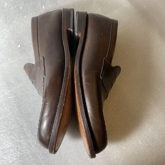 RARE Allen Edmonds Patriot Men's 10.5 3E Brown Slip On Penny Loafer Shoes USA
