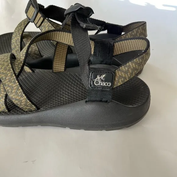 RARE Chaco Made In USA Outdoor Hiking Sandals Green Women’s 9