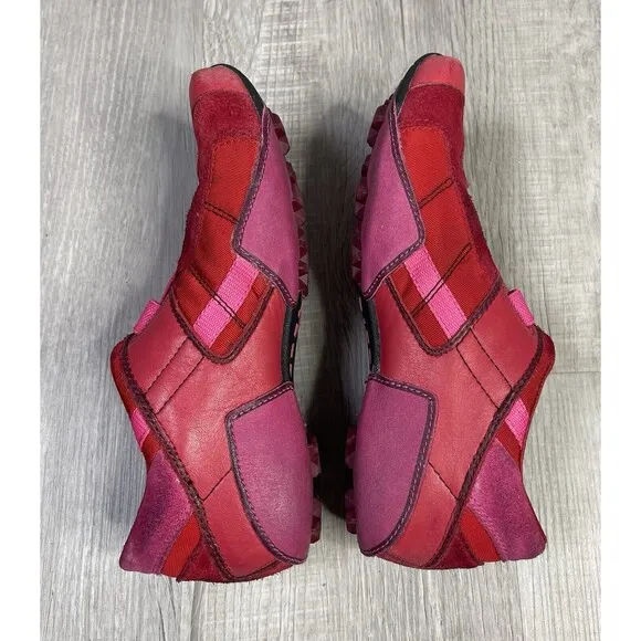 RARE Vtg Diesel Archive Pink Suede Trainers Shoes Sneakers Bellatrix Women 7.5 D