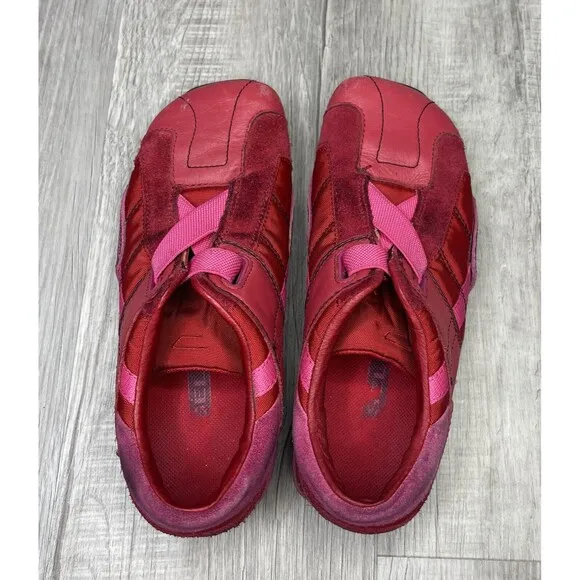 RARE Vtg Diesel Archive Pink Suede Trainers Shoes Sneakers Bellatrix Women 7.5 D