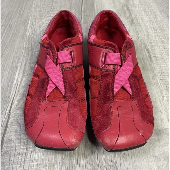 RARE Vtg Diesel Archive Pink Suede Trainers Shoes Sneakers Bellatrix Women 7.5 D