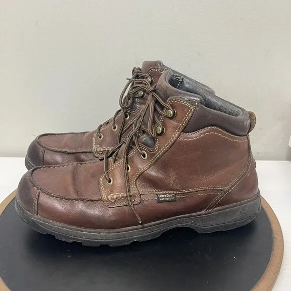 Red Wing Irish Setter Boots Men 13 D Soft Paw Chukka Brown Hiking Gorpcore