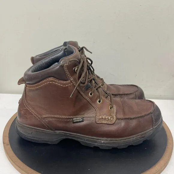 Red Wing Irish Setter Boots Men 13 D Soft Paw Chukka Brown Hiking Gorpcore