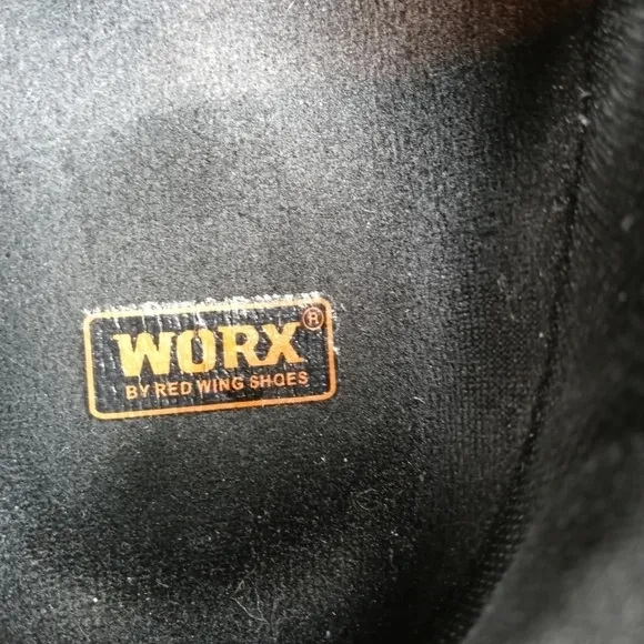 Red Wing Worx Shoes Men's 5010 Athletic  Steel Toe Low Cut Grey black, Sz  14. 2