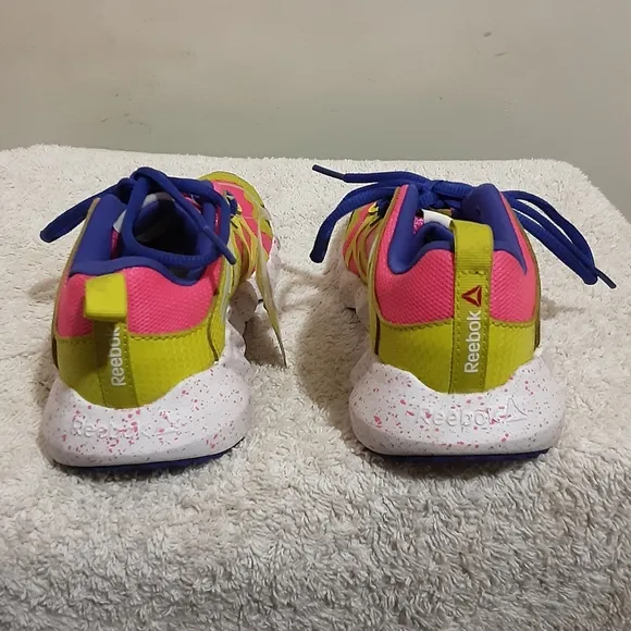 Reebok Exocage Athletic Running Shoes Ortholite AR1667 Girl's 13.5 Nwob.