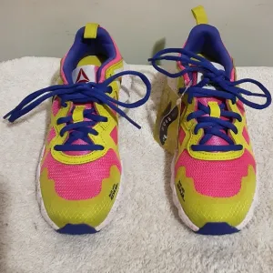 Reebok Exocage Athletic Running Shoes Ortholite AR1667 Girl's 13.5 Nwob.