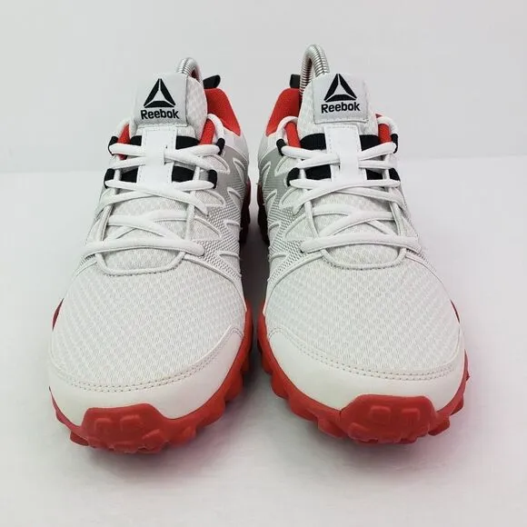 Reebok Realflex Transition 2 LP Mens Size 7.5 White Red Running Sneakers Shoes