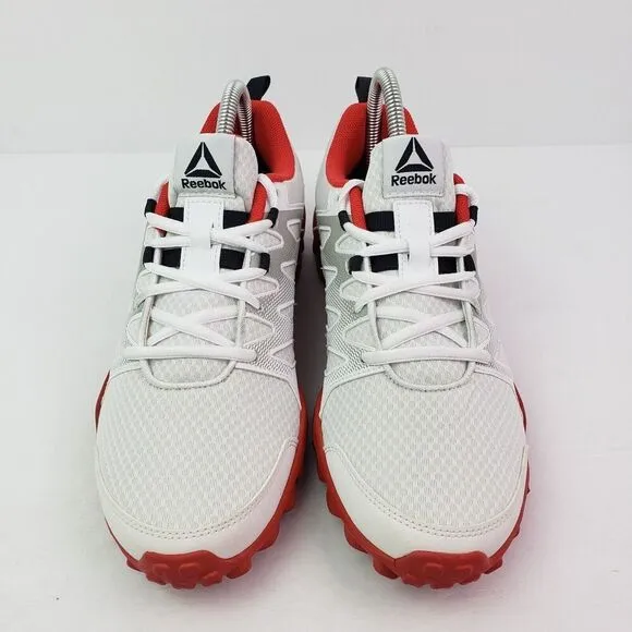Reebok Realflex Transition 2 LP Mens Size 7.5 White Red Running Sneakers Shoes