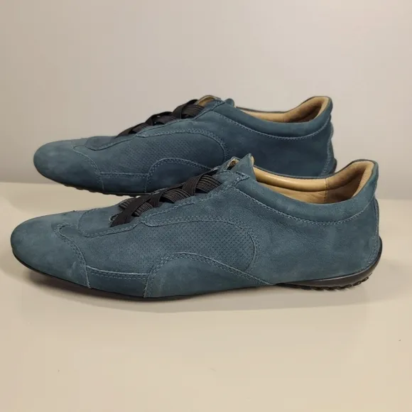 Robert Zur Shoes Forest Green Loafers