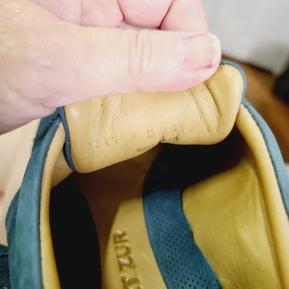 Robert Zur Shoes Forest Green Loafers