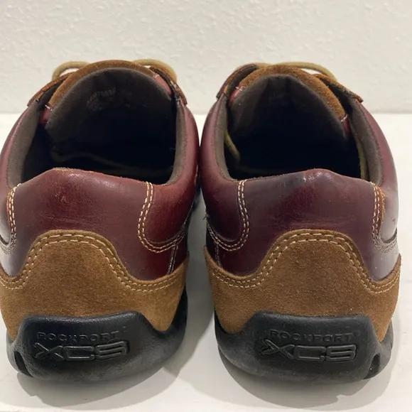Rockport Colfax Mahogany XCS Oxford Driving Shoes Brown Leather Lace Up |SZ 10M