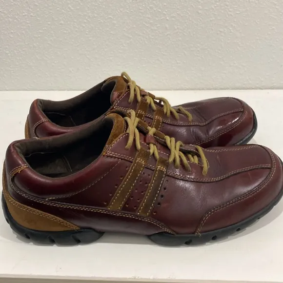 Rockport Colfax Mahogany XCS Oxford Driving Shoes Brown Leather Lace Up |SZ 10M