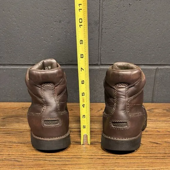 Rockport Hydro Shield 66283 Brown Leather Moc Toe Hiking Boots Men’s 12