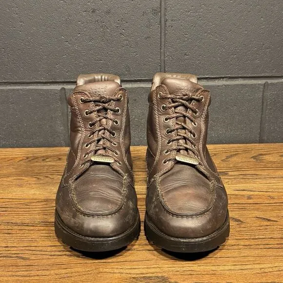 Rockport Hydro Shield 66283 Brown Leather Moc Toe Hiking Boots Men’s 12
