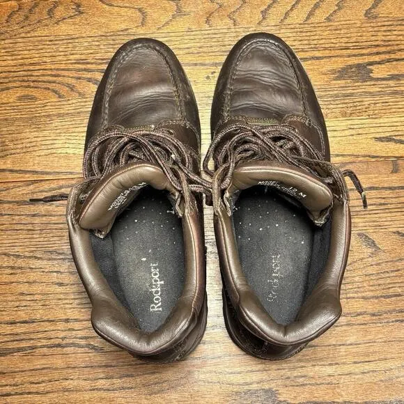 Rockport Hydro Shield 66283 Brown Leather Moc Toe Hiking Boots Men’s 12