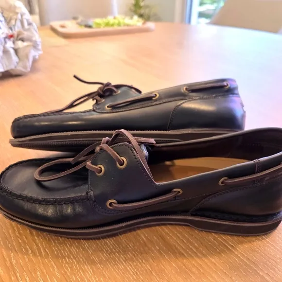 Rockport Men's Perth Boat Shoes Loafers Leather Rubber Sole Size 11 1/2