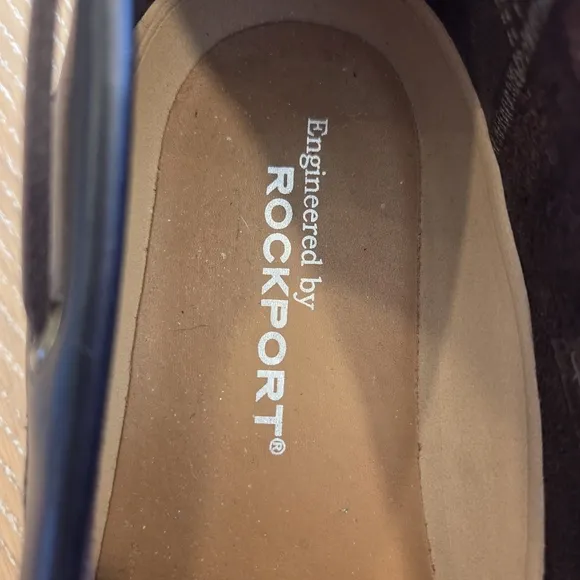 Rockport Men's Perth Boat Shoes Loafers Leather Rubber Sole Size 11 1/2