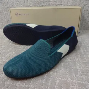 Rothys The Loafers Women's Size 7.5 US Spruce Prep Round Toe Slip on Flats Shoes