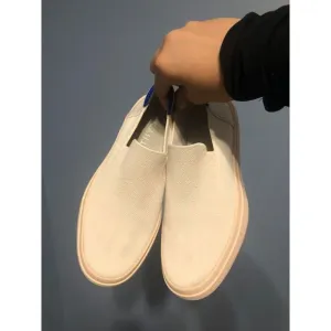 Rothy's Women's Cream and Peach Boat Shoes, size 5.5