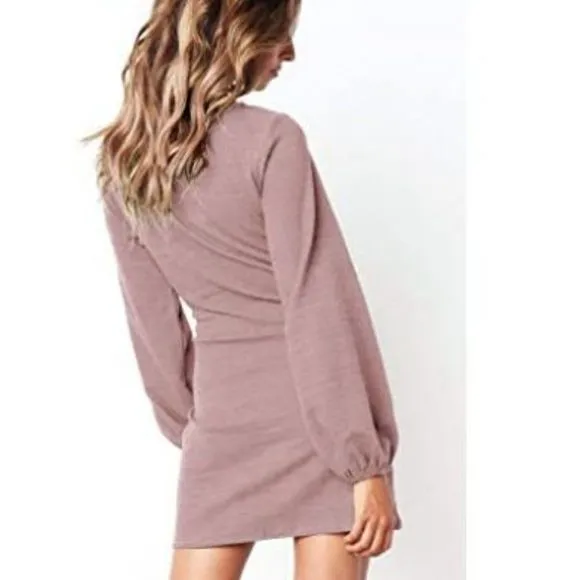 R.Vivimos Women's Autumn Cotton Bodycon Sweater