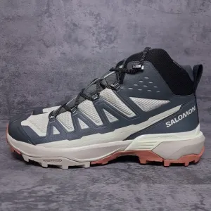 SALOMON X Ultra 360 Edge Mid Gore-Tex Hiking Boots Mens Size 10 Green Camping