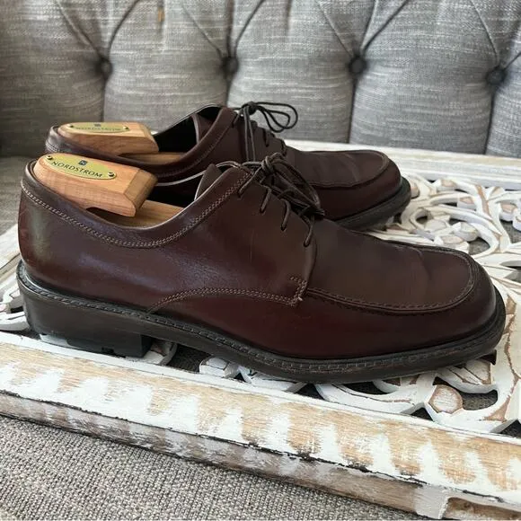 Salvatore Ferragamo Brown Leather Oxford Shoes Men’s 9.5 D