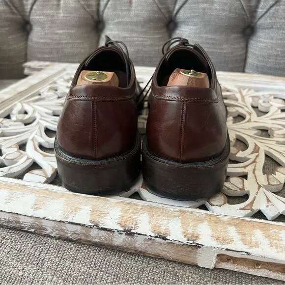 Salvatore Ferragamo Brown Leather Oxford Shoes Men’s 9.5 D