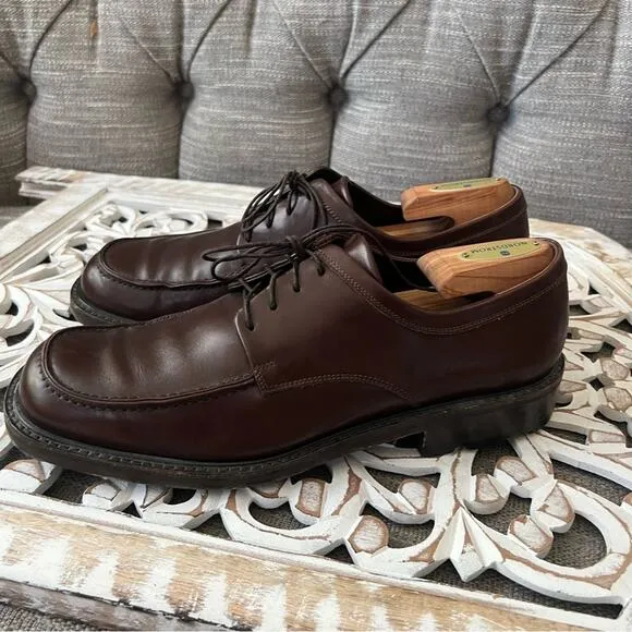 Salvatore Ferragamo Brown Leather Oxford Shoes Men’s 9.5 D