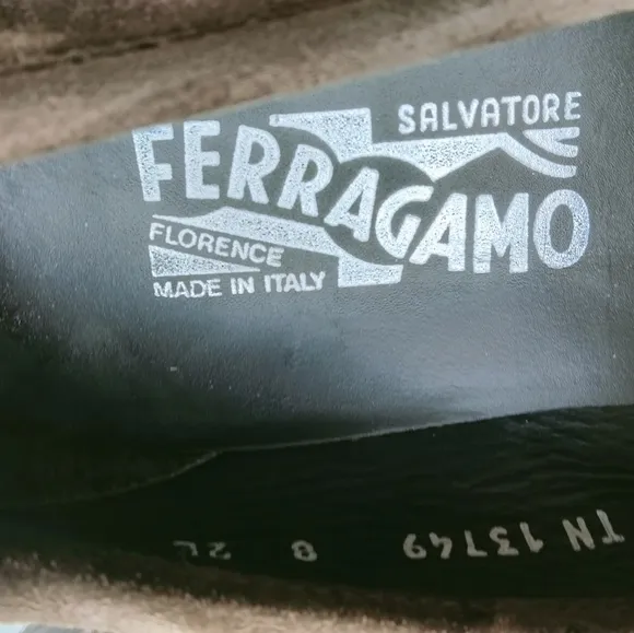 Salvatore Ferragamo Horsebit Suede Loafer Shoes Mens Size 8EE Brown