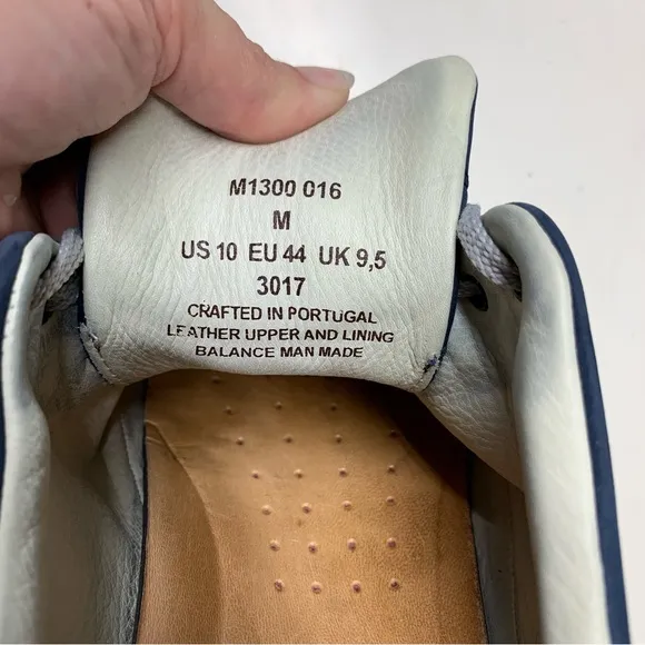 Samuel Hubbard Fast Sneakers Navy Nubuck Leather Mens Size 10 M