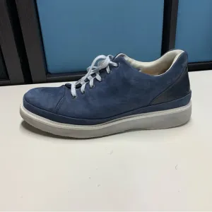 Samuel Hubbard Fast Sneakers Navy Nubuck Leather Mens Size 10 M