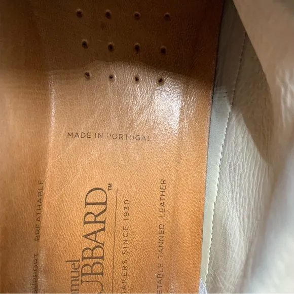 Samuel Hubbard Fast Sneakers Navy Nubuck Leather Mens Size 10 M