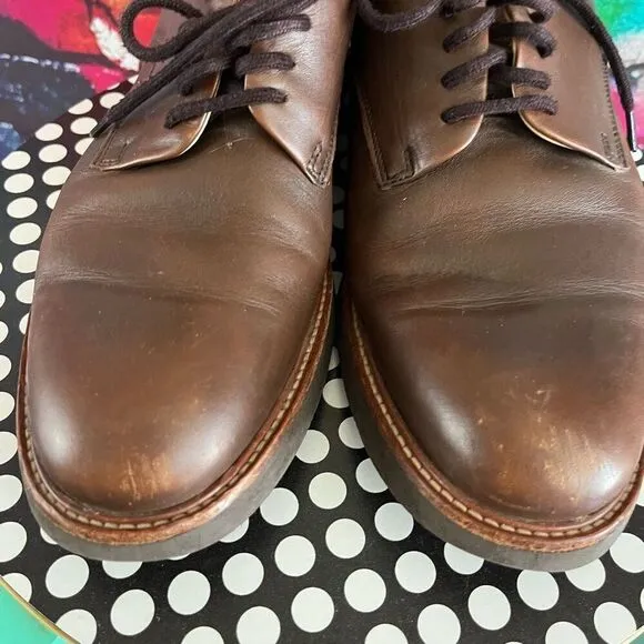 Samuel Hubbard Founder Men's 8.5  Medium Shoes Leather Brown Smooth M2100-041