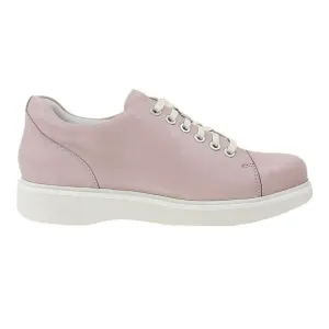 Samuel Hubbard Women's Fast for Her Pale Pink Leather Lace Up Sneakers Sz 8