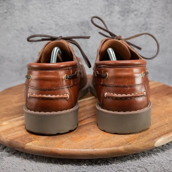 Samuel Windsor BV239 Prestige Boat Shoe Men's US Size 11 Brown Lace Up