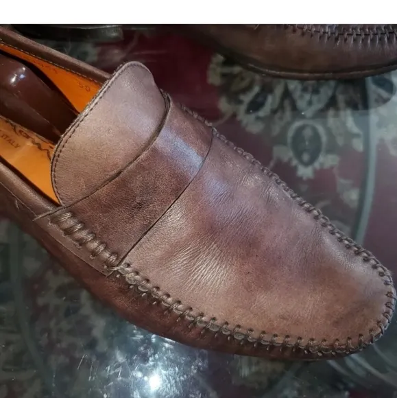 SANTONI mens shoes. Size 8. Retails for $600.00. Asking $ 89.00