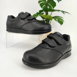 SAS Men's VTO BLK Black Leather Slip-On Loafer Shoes Size 9.5 US