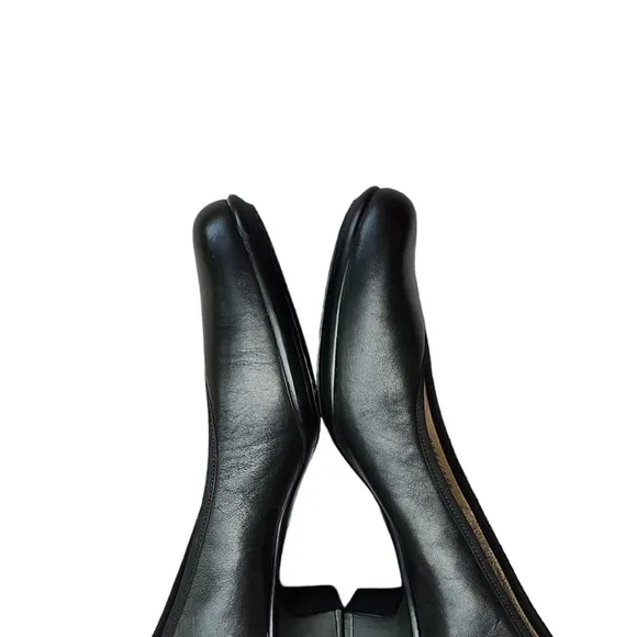 SAS Milano Black Leather Classic Pumps Heels Shoes Comfort USA Womens Si…