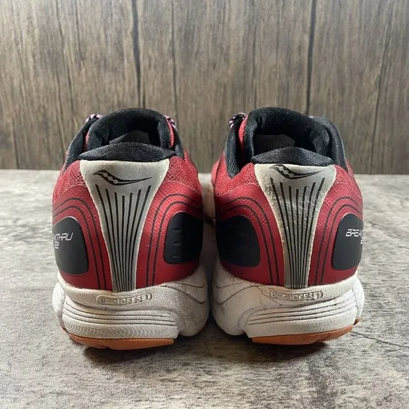 Saucony Breakthru 2 Powergrid Red And Black - SIze 10 Women’s Running Shoes EUC
