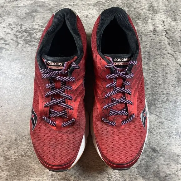 Saucony Breakthru 2 Powergrid Red And Black - SIze 10 Women’s Running Shoes EUC